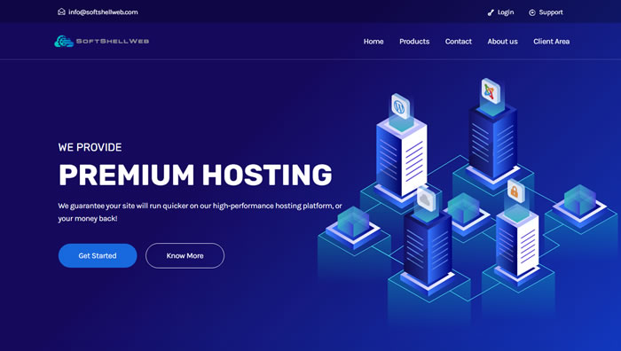 SoftShellWeb：中国台湾原生IP VPS特惠，$24.95/年，1核/2G内存/20G SSD/1Gbps@125G流量