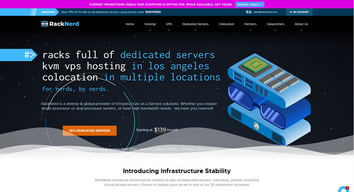 RackNerd：美国便宜VPS低至$21.99/年，可切换IP，洛杉矶等多机房