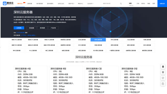 易探云深圳电信云服务器价格表、核心能力、建站实战选型与使用心得