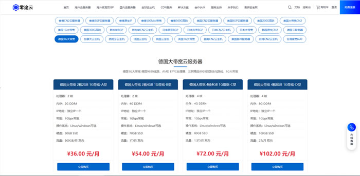 德国大带宽VPS怎么选?外贸建站实测,聊聊零途云德国云服务器